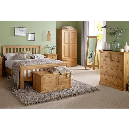 Chunky Solid Pine 4+3 Drawer Chest