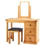 Chunky Pine Dressing Table Set