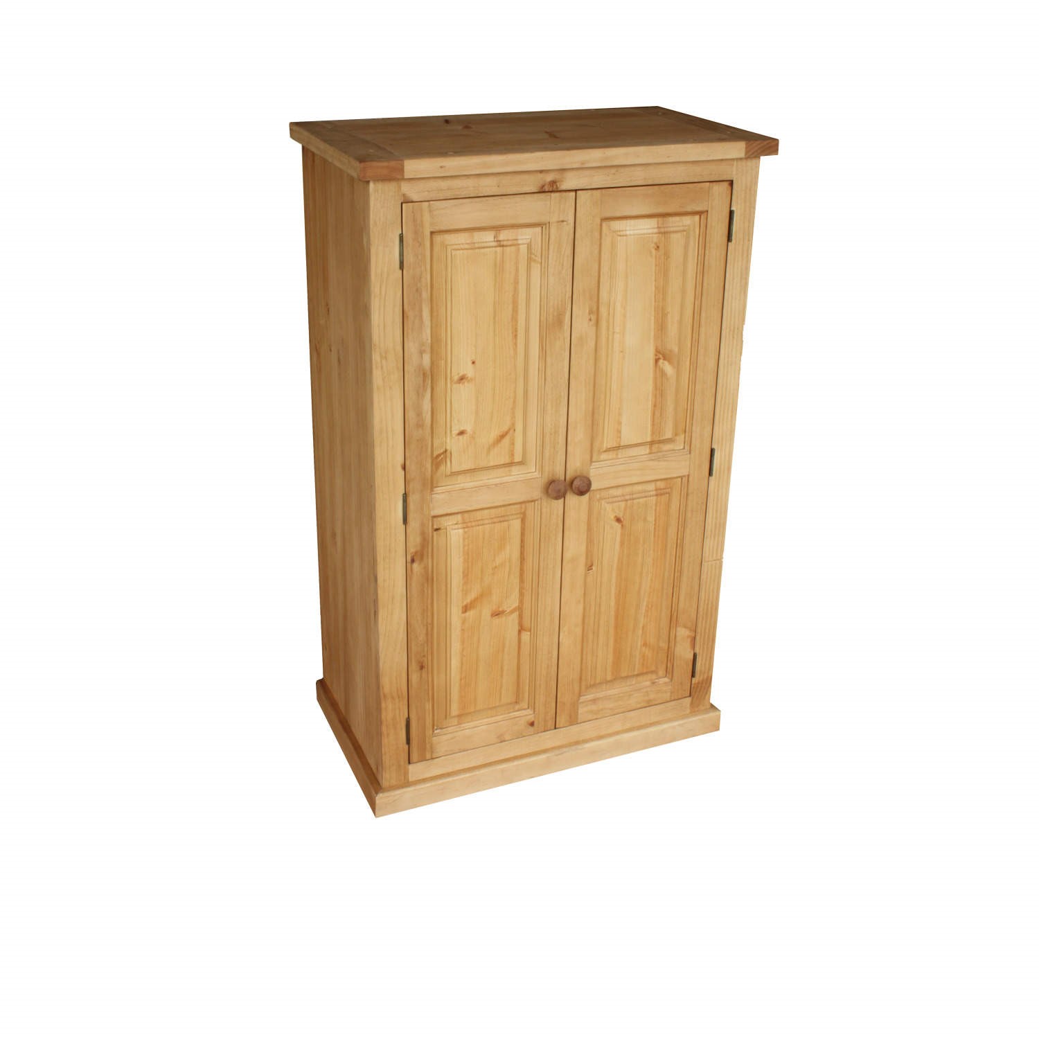 Chunky Pine Kids Double Wardrobe Furniture123