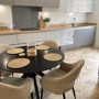 GRADE A2 - Set of 2 Beige Fabric Dining Chairs - Colbie