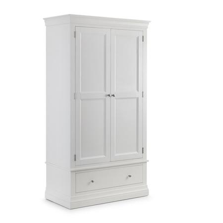 Julian Bowen Clermont 2 Door 1 Drawer Wardrobe