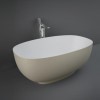 Beige Freestanding Double Ended Bath 1400 x 700mm - RAK Ceramics