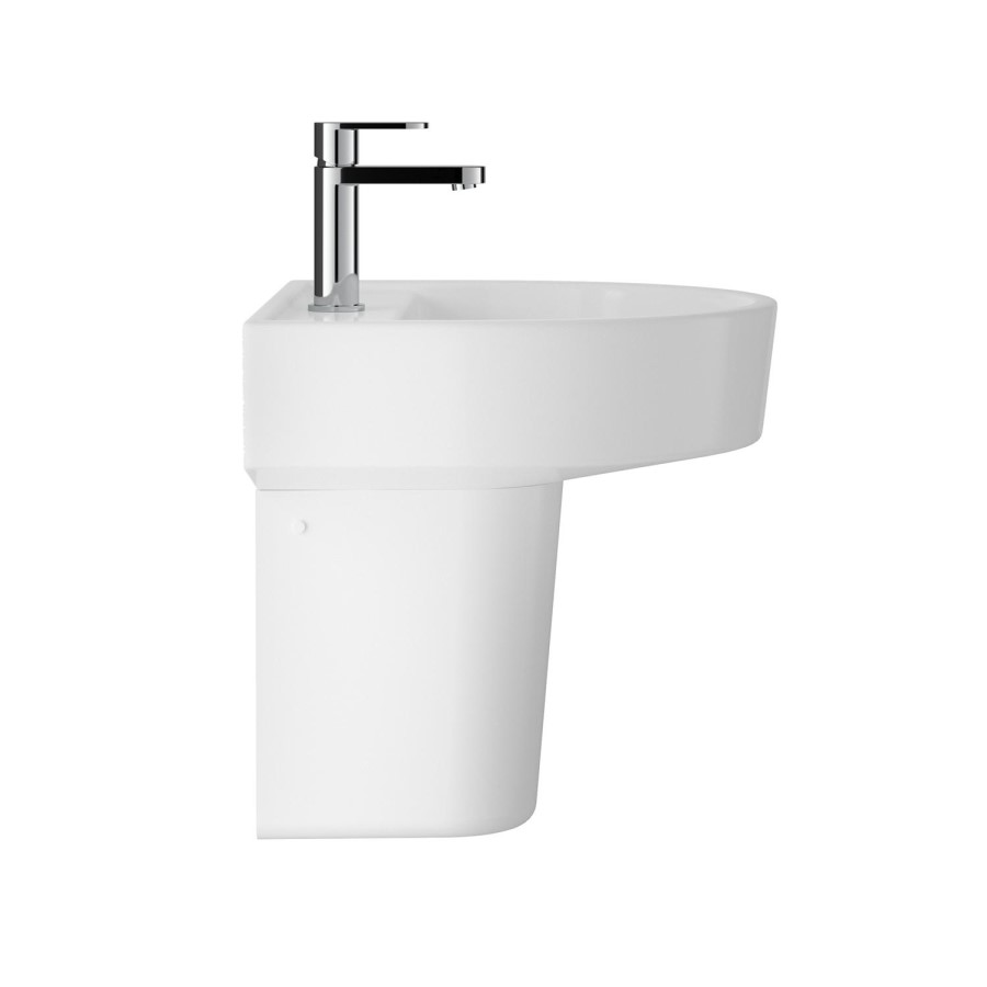 Cedar 420mm Basin & Semi Pedestal