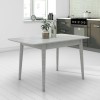 GRADE A1 - Grey Extendable Dining Table - Seats 6 - Cami