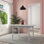 Grey Solid Wood Extendable Dining Table - Seats 4 - Cami