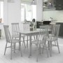 GRADE A2 - Grey Extendable Dining Table - Seats 6 - Cami
