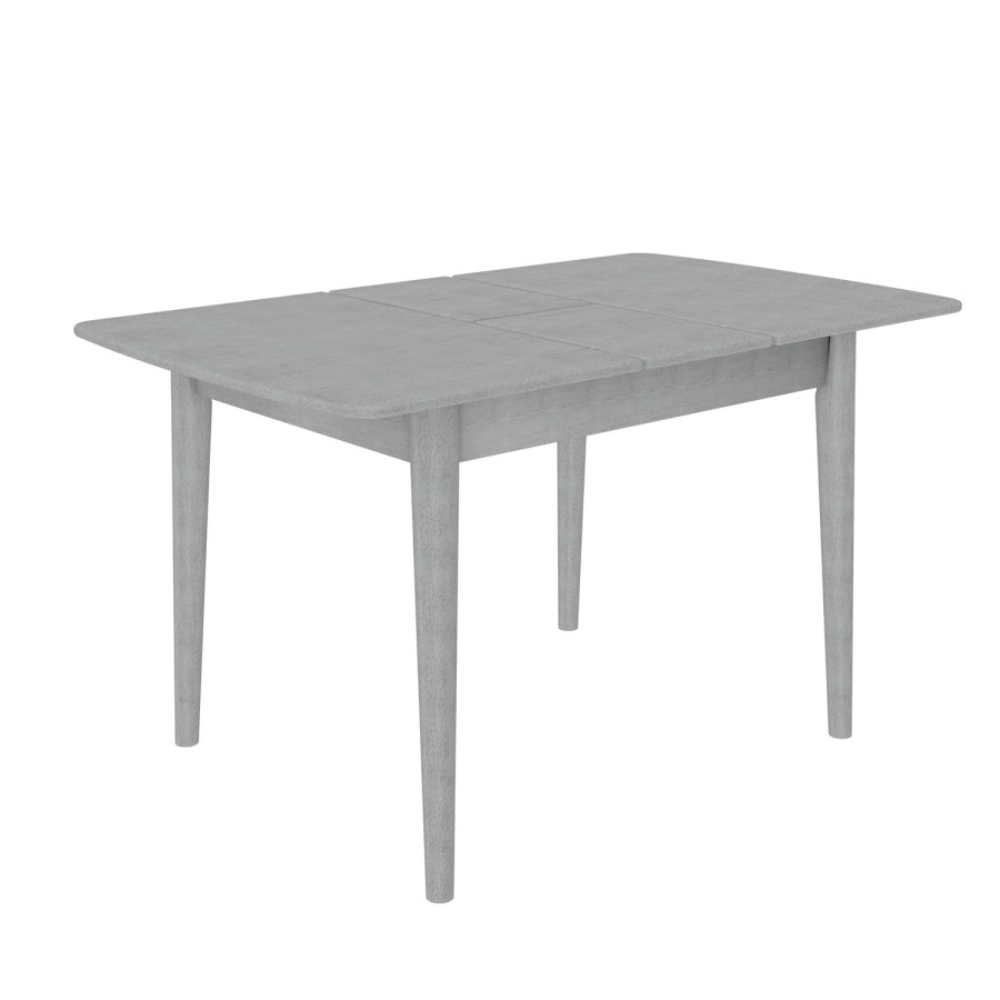 Grey Solid Wood Extendable Dining Table - Seats 4 - Cami