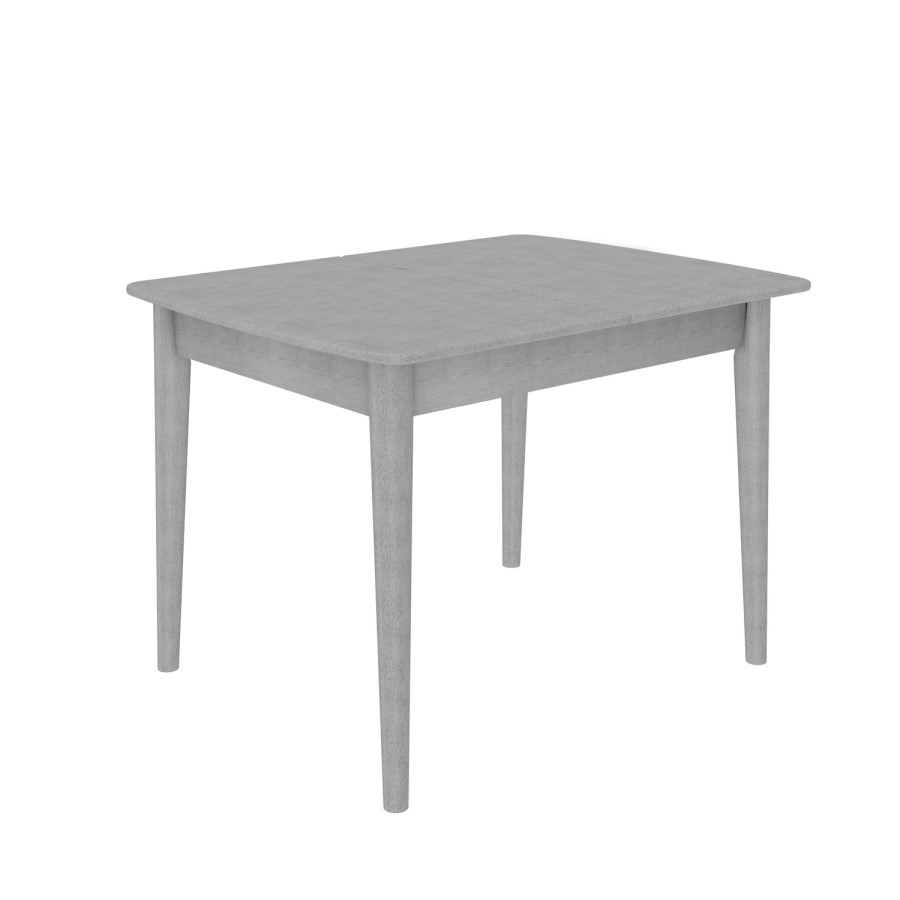 Grey Solid Wood Extendable Dining Table - Seats 4 - Cami