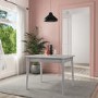 Grey Solid Wood Extendable Dining Table - Seats 4 - Cami