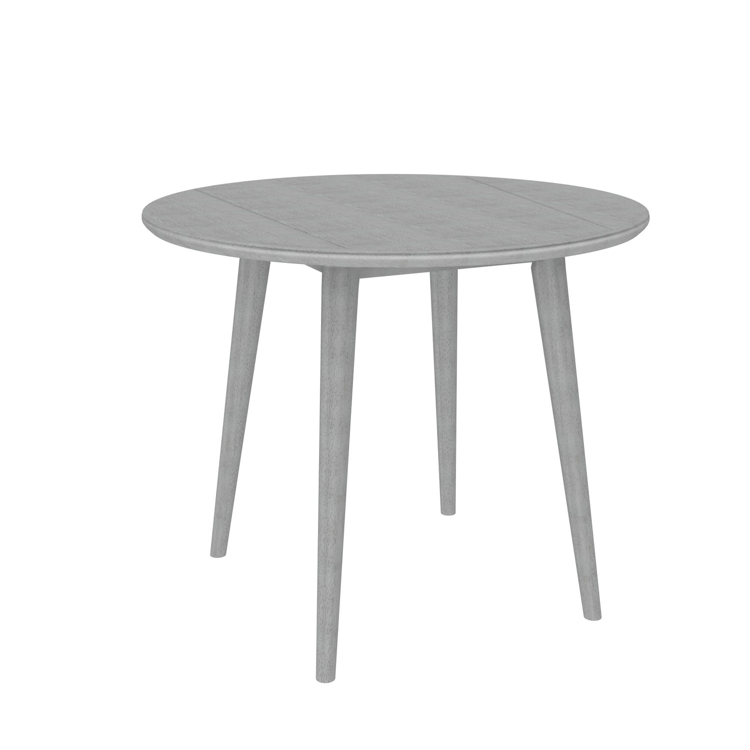 Seats 4 Cami Round Drop Leaf Dining Table in Grey