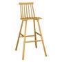 ONLY OPENED - Cami Light Oak Wooden Bar Stool with Spindle Back