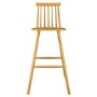 ONLY OPENED - Cami Light Oak Wooden Bar Stool with Spindle Back