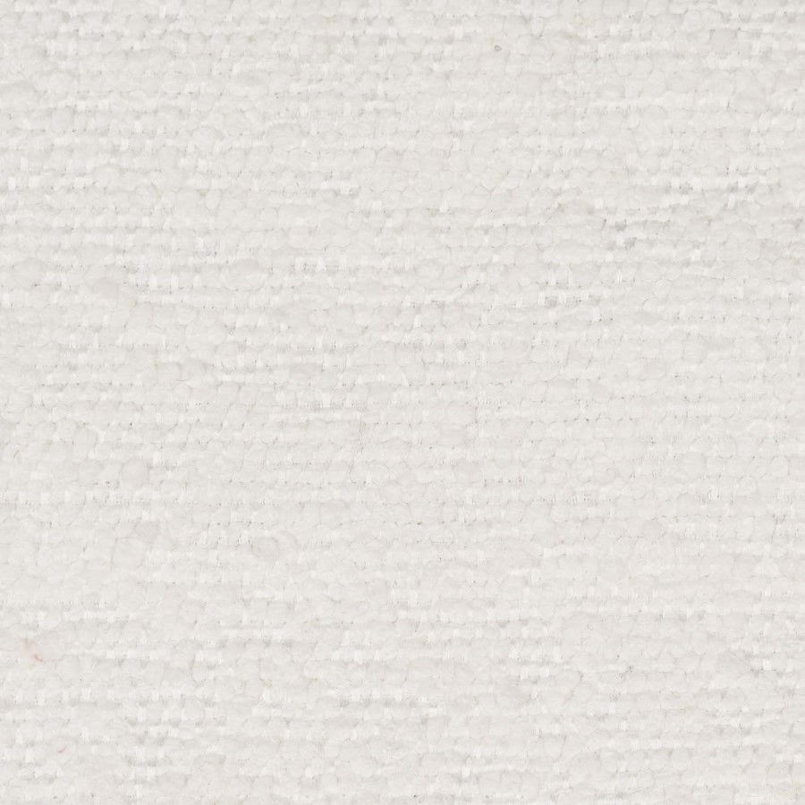 ONLY OPENED - White Boucle Upholstered Kitchen Stool with Black Legs and Back - Cora