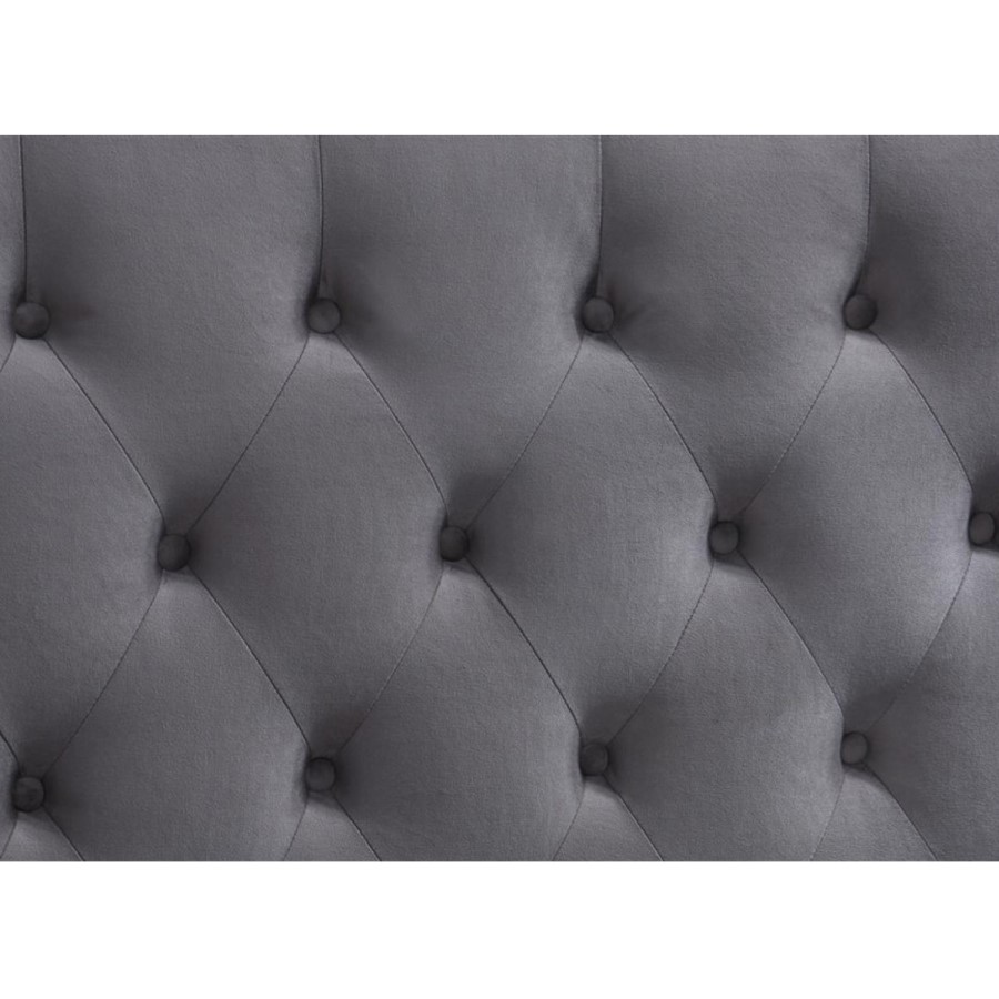 Birlea Cologne Upholstered Grey Kingsize Bed
