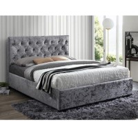 Birlea Cologne Upholstered Steel Double Bed