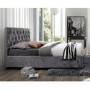 Birlea Cologne Upholstered Steel Double Bed