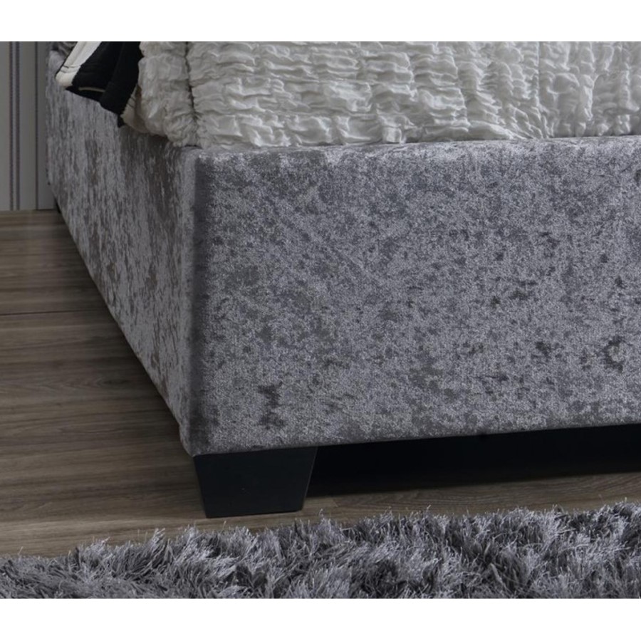 Birlea Cologne Upholstered Steel Double Bed