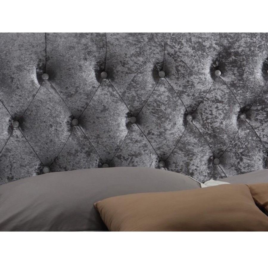 Birlea Cologne Upholstered Steel Double Bed