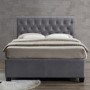 Birlea Cologne Upholstered Grey King Size Ottoman Bed