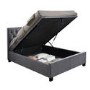 Birlea Cologne Upholstered Grey King Size Ottoman Bed