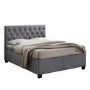 Birlea Cologne Upholstered Grey King Size Ottoman Bed