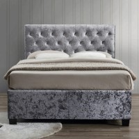 Birlea Cologne Upholstered Steel King Size Ottoman Bed