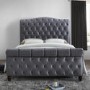 Birlea Colorado Upholstered Grey Kingsize Bed