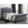 Birlea Colorado Upholstered Grey Super King Size Bed