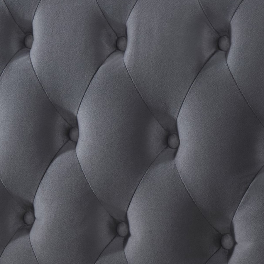 Birlea Colorado Upholstered Grey Kingsize Bed