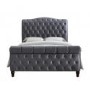Birlea Colorado Upholstered Grey Kingsize Bed