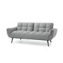 Collette Grey Fabric Sleeper Sofa Bed - Click Clack Style