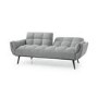 Collette Grey Fabric Sleeper Sofa Bed - Click Clack Style