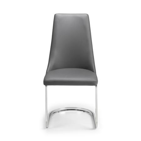 Julian Bowen Como White and Grey 4 Seater Dining Set