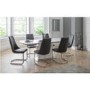Julian Bowen Lugano Dining Set with 6 Grey Cantilever julian bo