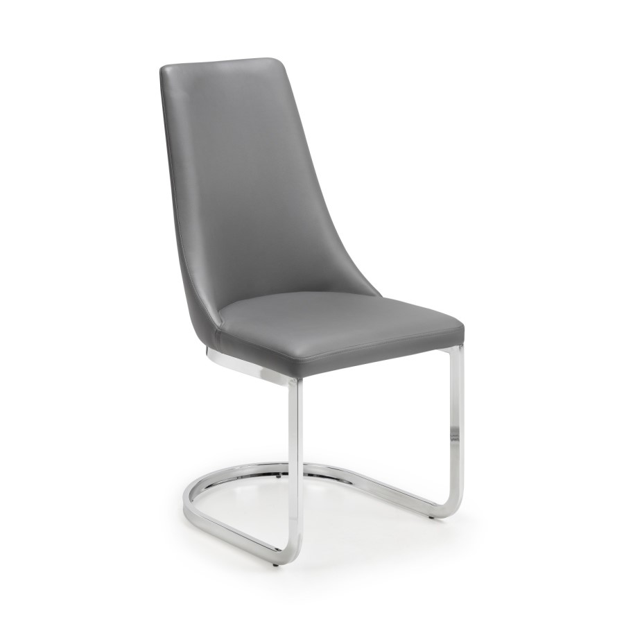 Julian Bowen Lugano Dining Set with 6 Grey Cantilever julian bo