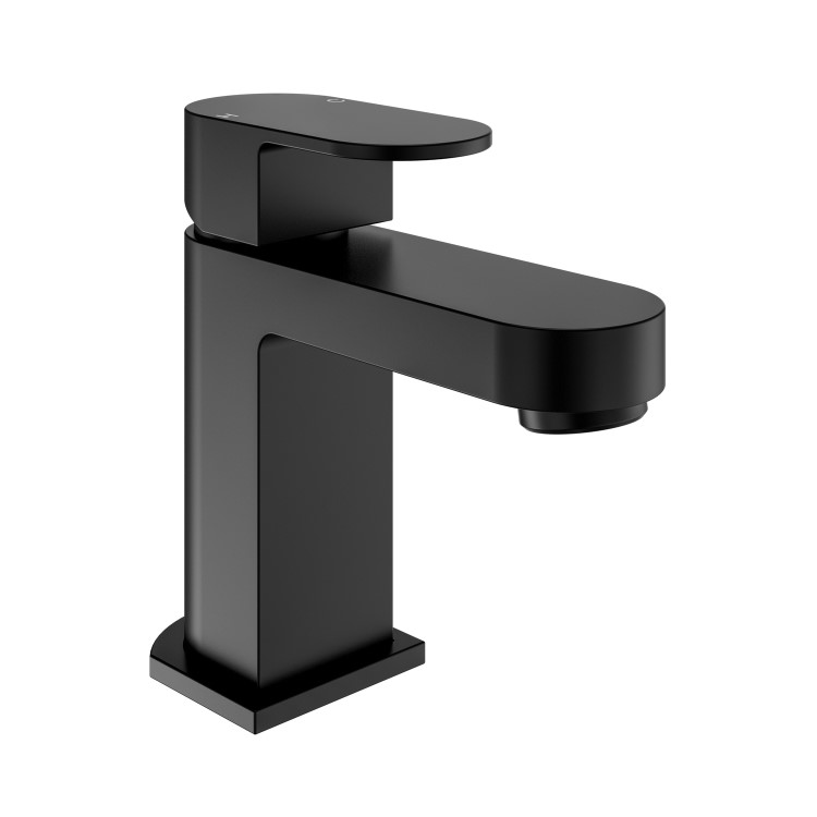 Black Cloakroom Mono Basin Mixer Tap - Como