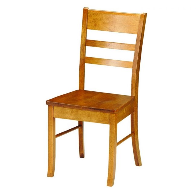 Julian Bowen Consort Pair of Honey Pine Dining Chairs