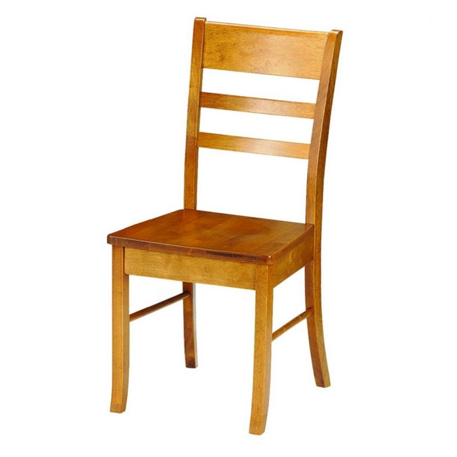 Julian Bowen Consort Pair of Honey Pine Dining Chairs