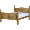 Corona Mexican 4ft6in Double Bed in Solid Pine