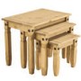 GRADE A1 - Corona Solid Pine Nest of 3 Tables