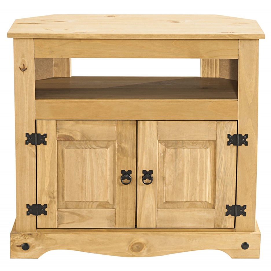 Corona Mexican Solid Pine Corner TV Unit Furniture123