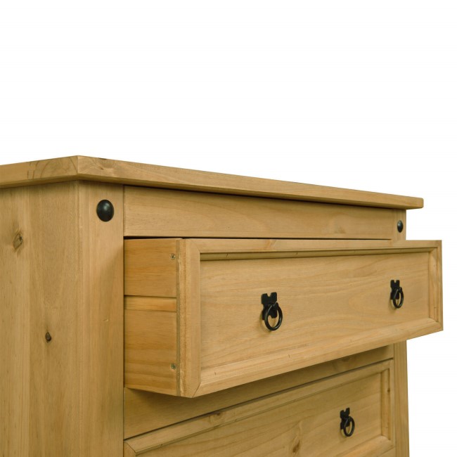 Corona Mexican 3 Chest of Drawers in Solid Pine