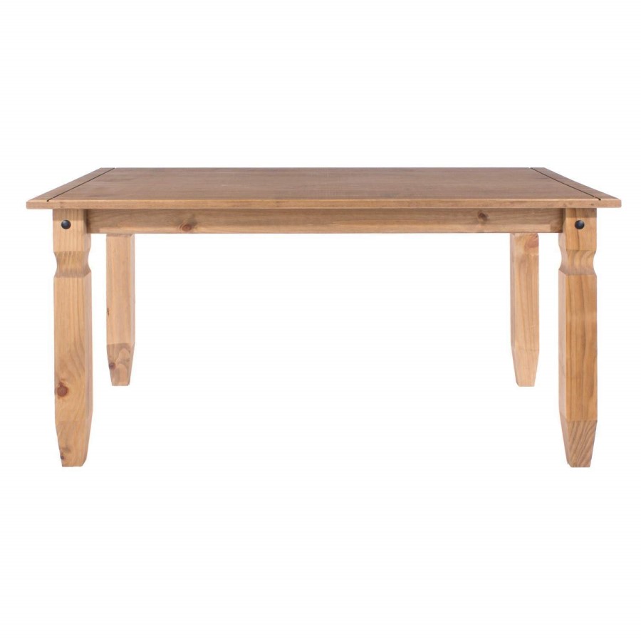 Corona Pine Solid Wood Rectangle Dining Table - 5ft