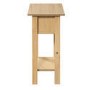 Corona Mexican Solid Pine 1 Drawer Console Table with Shelf