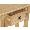 Corona Mexican Solid Pine 1 Drawer Console Table with Shelf