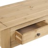 Rio Solid Pine 2 Drawer Console Table
