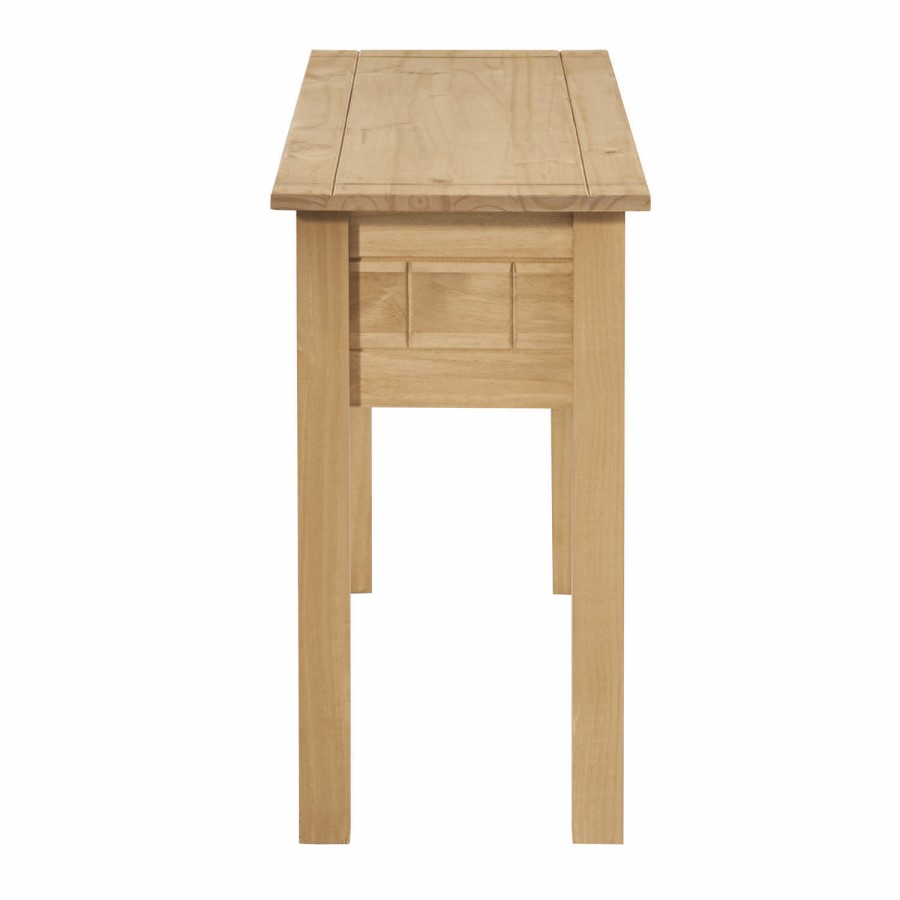 Rio Solid Pine 2 Drawer Console Table