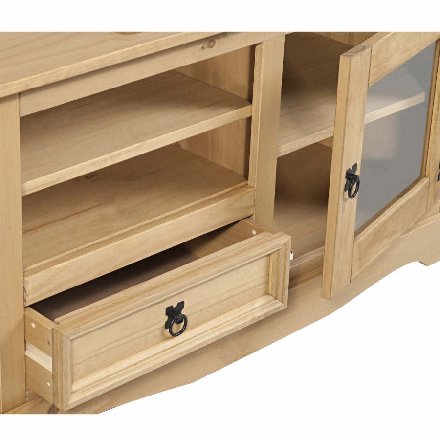 Corona Solid Pine Entertainment Unit