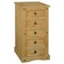 Corona Mexican Solid Pine 5 Drawer Chest