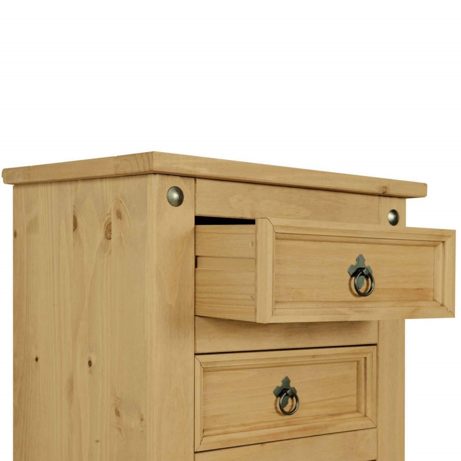 Corona Mexican Solid Pine 5 Drawer Chest